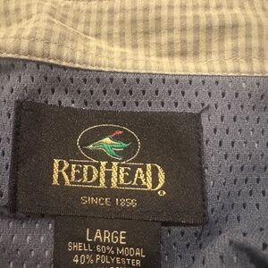 RedHead, Large, Olive Check Print